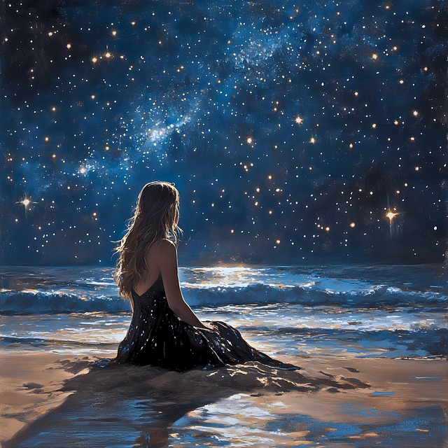Free ai generated woman nature illustration