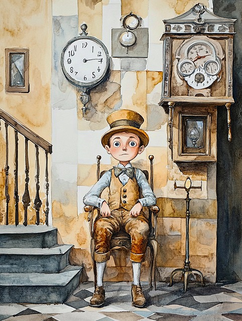 Download free HD stock image of Ai Generated Young Boy Free ai generated young boy steampunk illustration