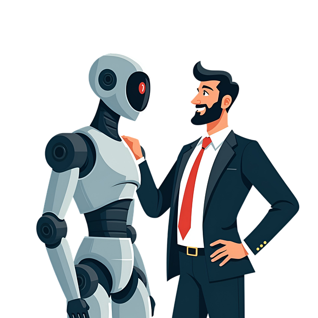 Free artificial intelligence robot illustration