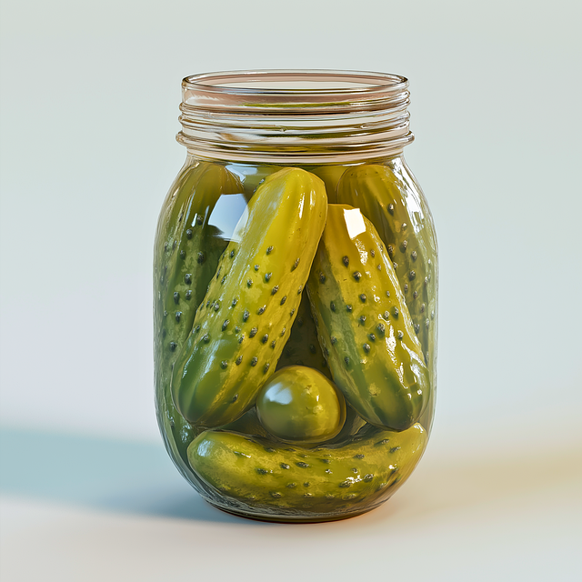Free ai generated pickles food illustration