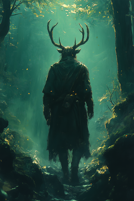 Free herne the hunter hunter nature illustration