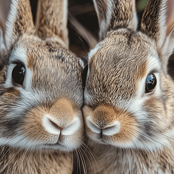 Free Ai Generated Bunnies illustration and picture