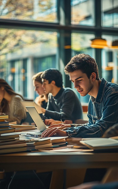 Free ai generated students college illustration