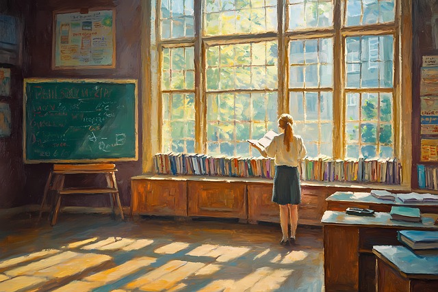 Free ai generated student classroom illustration