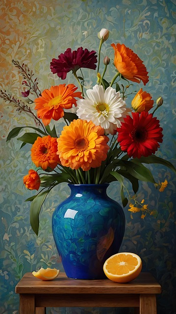 Free ai generated flowers bouquet illustration