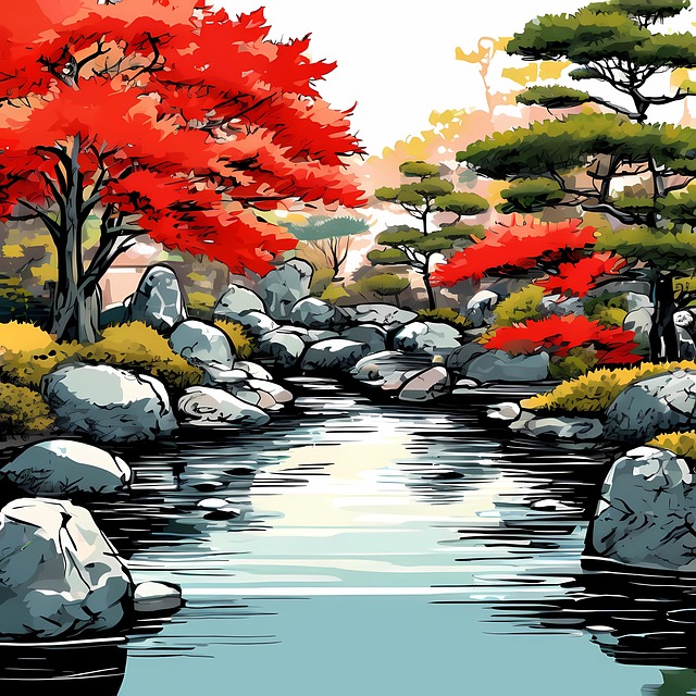 Japonsko, Čína, Japonská Záhrada