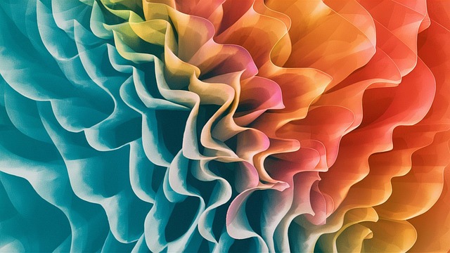 Free abstract painting vibrant colors dynamic artwork illustration