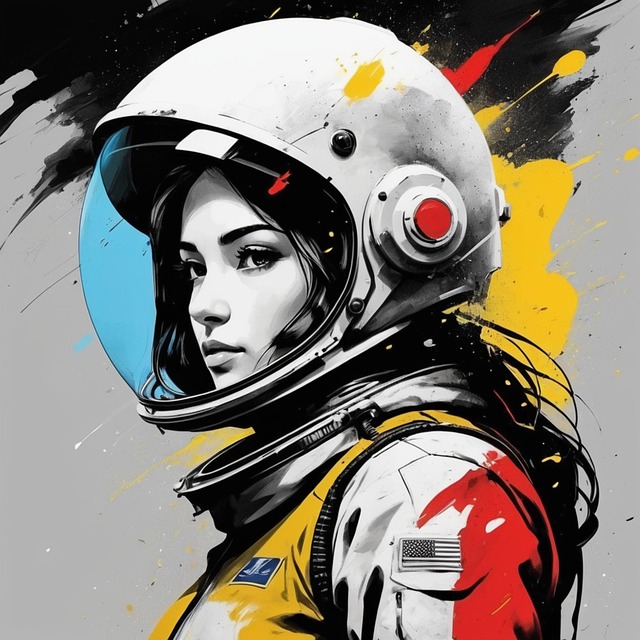 Astronaut, De Ruimte, Kunst, Modern
