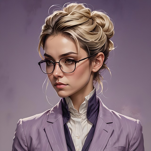 Free ai generated joan mason woman illustration