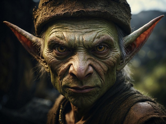Free ai generated goblin elf illustration
