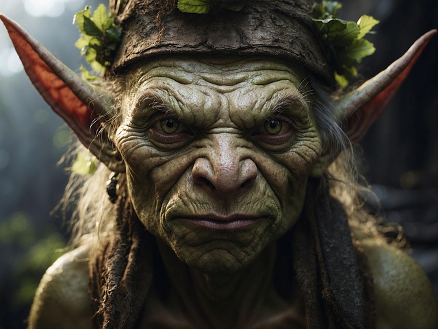 Free ai generated goblin character illustration