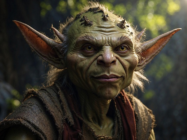 Free ai generated goblin character illustration