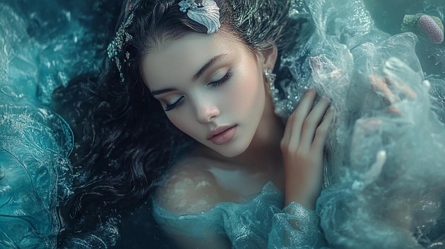 Free ai generated nature woman illustration
