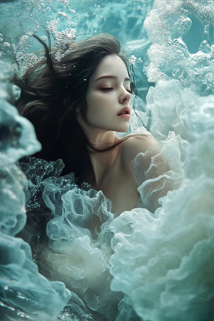 Free ai generated woman beauty illustration