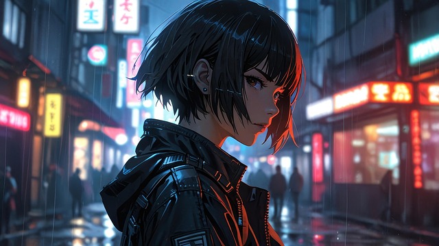 Ai Generado, Mujer, Belleza, Cyberpunk