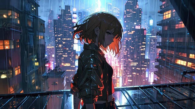 Ai Generado, Mujer, Cyberpunk