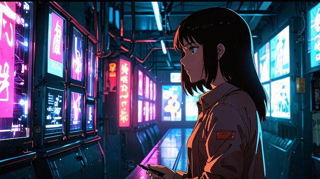 Ai Generado, Mujer, Belleza, Cyberpunk