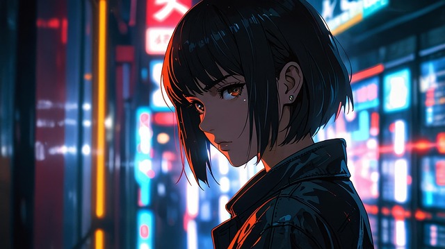 Ai Generado, Mujer, Cyberpunk