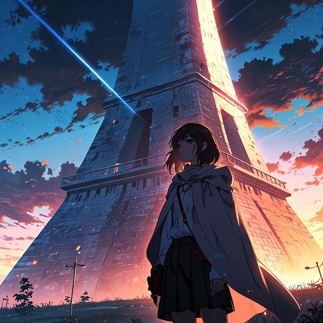 Free future end of the century science fiction illustration