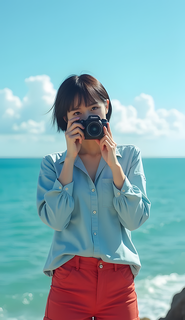 Ai Generiert, Frau, Kamera, Fotografie