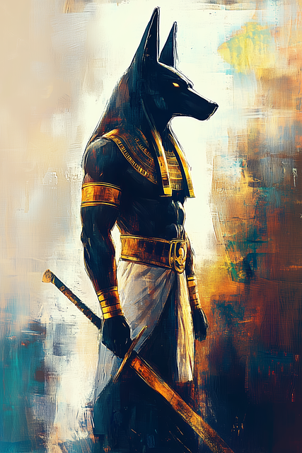 Free anubis egypt ancient illustration