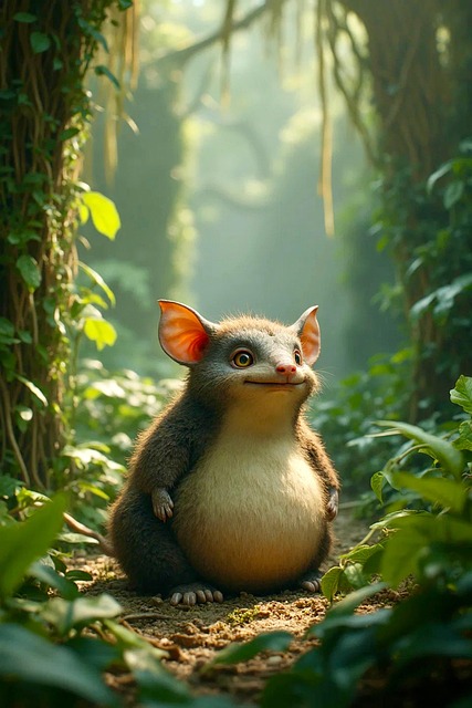 Free ai generated creature animal illustration