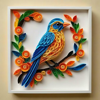 Free Papercraft Bird illustration and picture