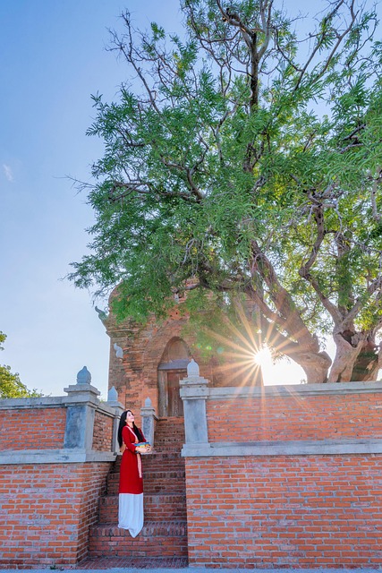 Vietnam, Natur, Menschen, Frau, Tempel