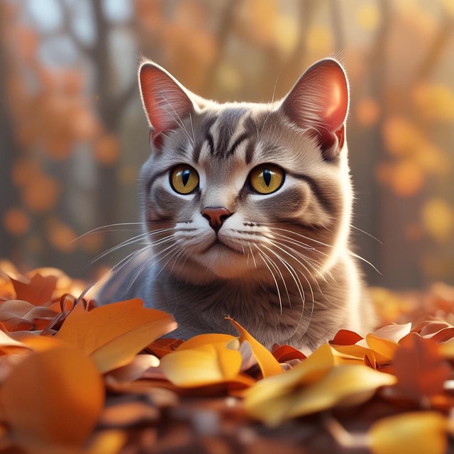 Free ai generated cat pet illustration