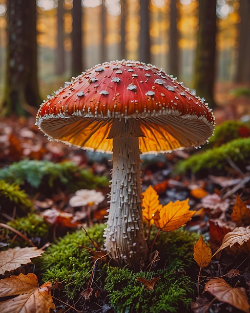 Download free HD stock image of Ai Generated Mushroom Free ai generated mushroom fungi illustration