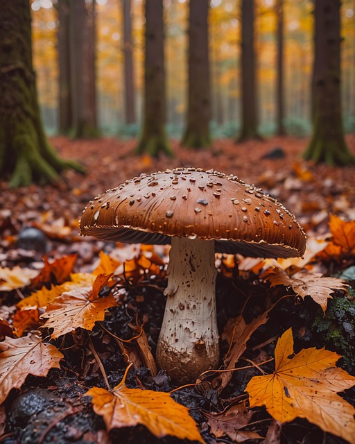Download free HD stock image of Ai Generated Mushroom Free ai generated mushroom fungi illustration