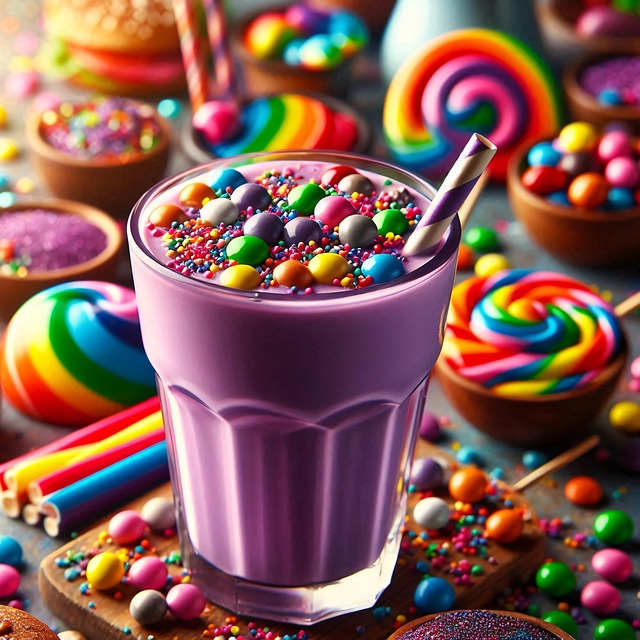 Free ai generated shake candy illustration