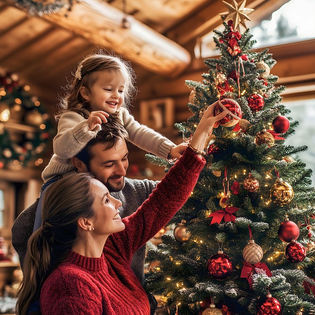 Juletræ, Familie, Ferietraditioner