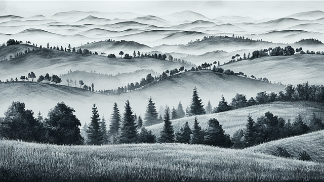 Ai Generiert, Landschaft, Hügel, Rollen