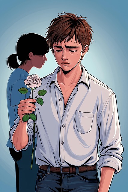 Free Boy Sad Boy illustration and picture