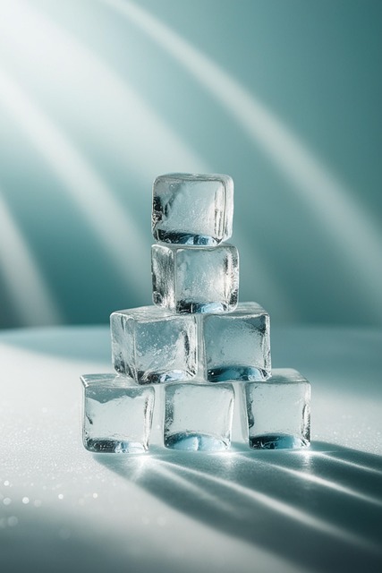 Free Ai Generated Ice Cubes illustration and picture