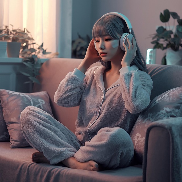Download free HD stock image of Ai Generated Woman Free ai generated woman headphones illustration