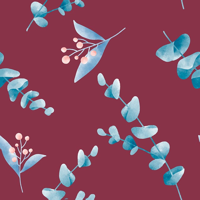 leaves, print, background, bloom, botanical, burgundy, beautiful wallpaper, design, floral, graphic, illustrated, nature, painted, pattern, plants, romantic, seamless, floral background, summer, wallpaper, watercolor