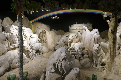 Religion, Sandskulpturen, Kunst