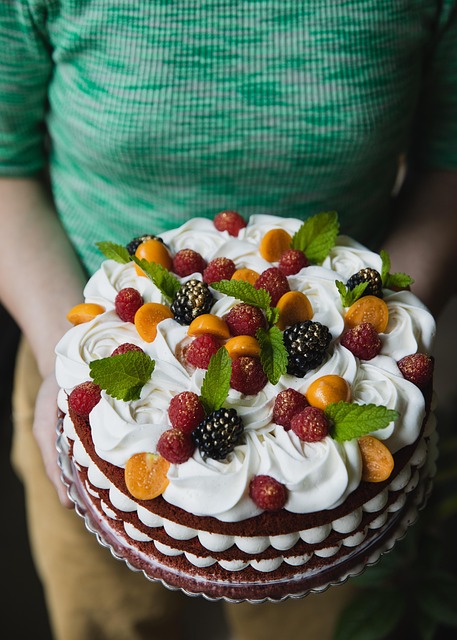 Kage, Fløde, Vanilje, Chokolade, Sommer