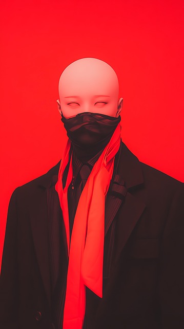Ai Generiert, Mann, Modell, Rot, Gesicht