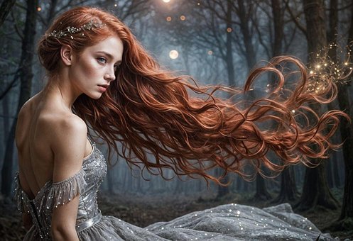 Prinses, Rood Haar, Roodharige, Rode Kop