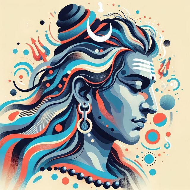 Free ai generated shiva sati illustration
