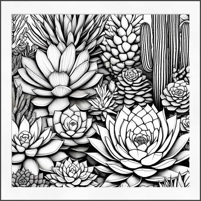 Free Ai Generated Cactus illustration and picture