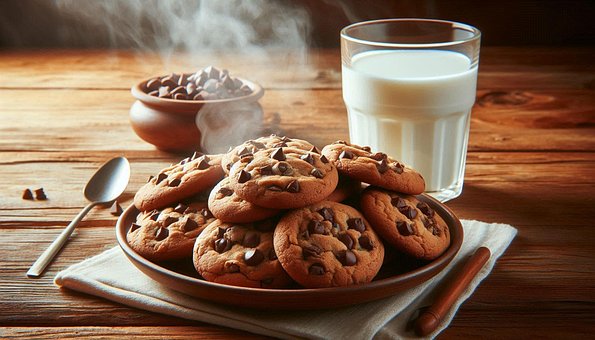 Čokoláda, Čip, Cookies, Cookie, Mlieko