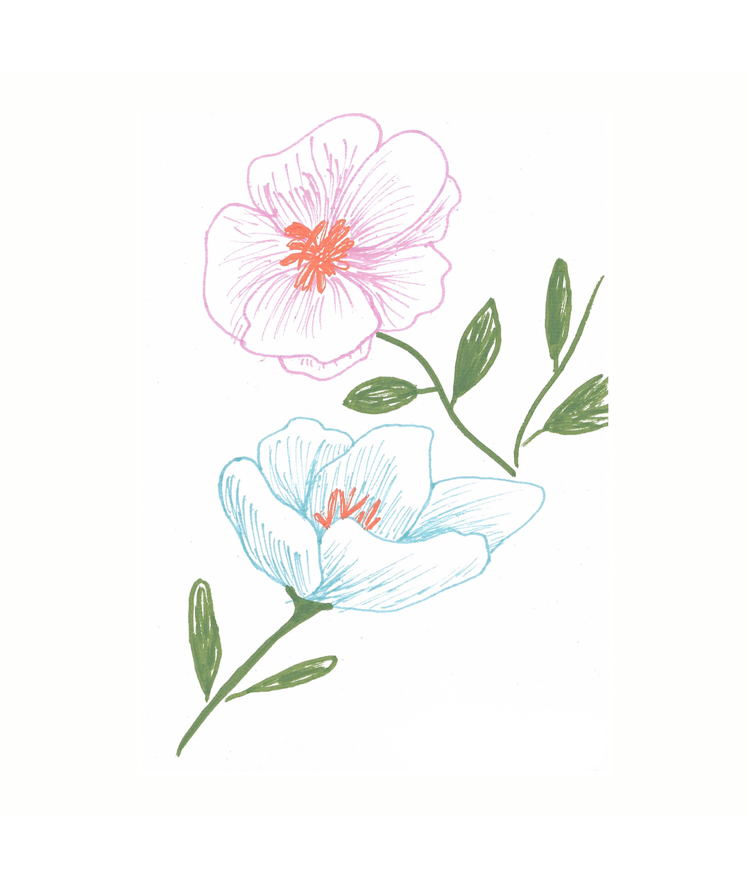 Explore 29,547+ Free Flower Line Drawing Illustrations: Download Now ...