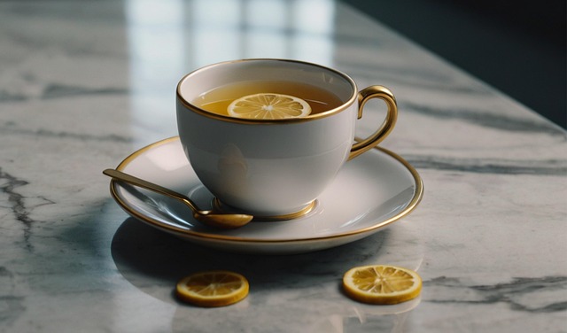 Free lemon tea drink illustration