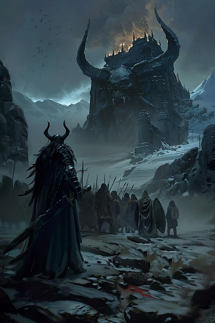 Free ai generated castle fort illustration