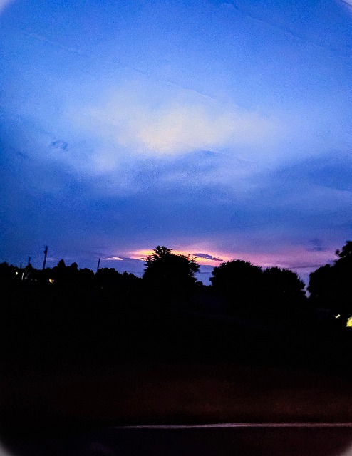 Crepúsculo, Céu, Pôr Do Sol, Natureza