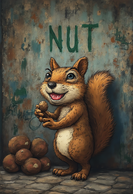 Free ai generated squirrel rodent illustration
